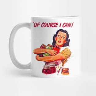 Retro Canning Woman Mug